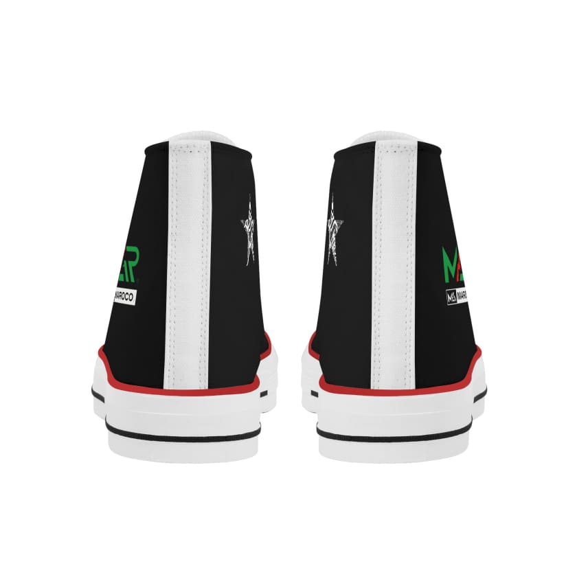 Chaussures MAR classiques en toile Noir pour hommes Étoile