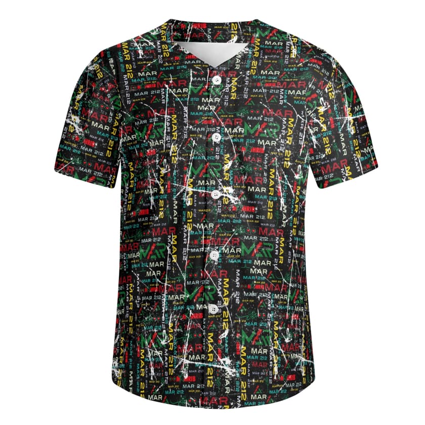 Chemise Baseball MAR212 vintage