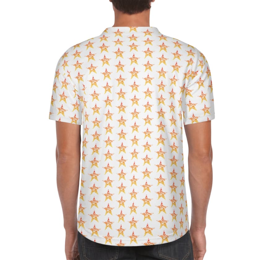 Chemise Baseball MOROCCO STAR blanc