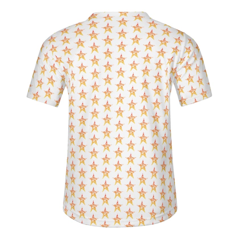 Chemise Baseball MOROCCO STAR blanc