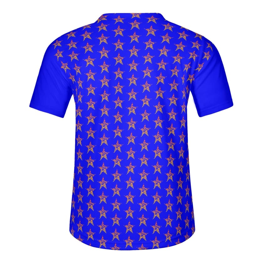 Chemise Baseball MOROCCO STAR bleu