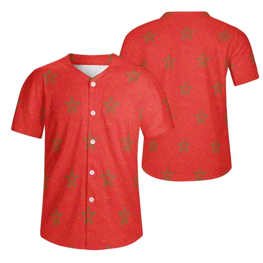 Chemise Baseball Morocco Star jersey