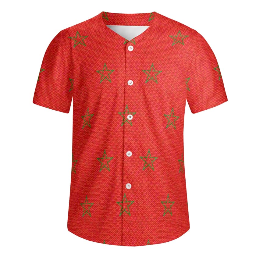 Chemise Baseball Morocco Star jersey