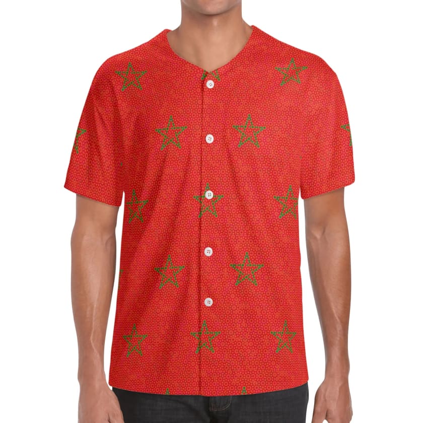 Chemise Baseball Morocco Star jersey