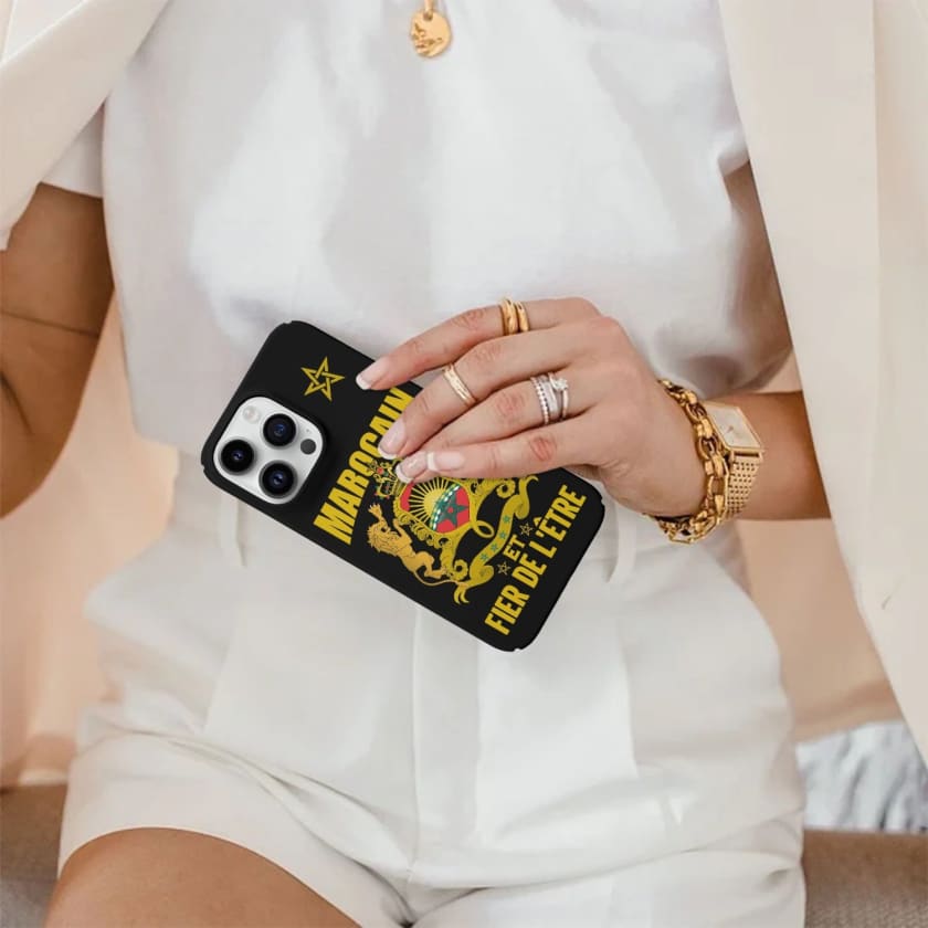 Coque iPhone 14 Pro Max Étui pour iPhone design Marocain