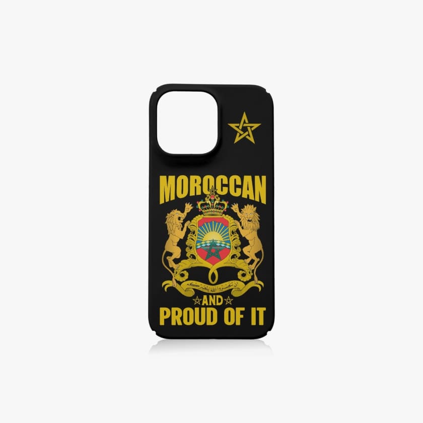 Coque iPhone 14 Pro Max Étui pour iPhone design Moroccan