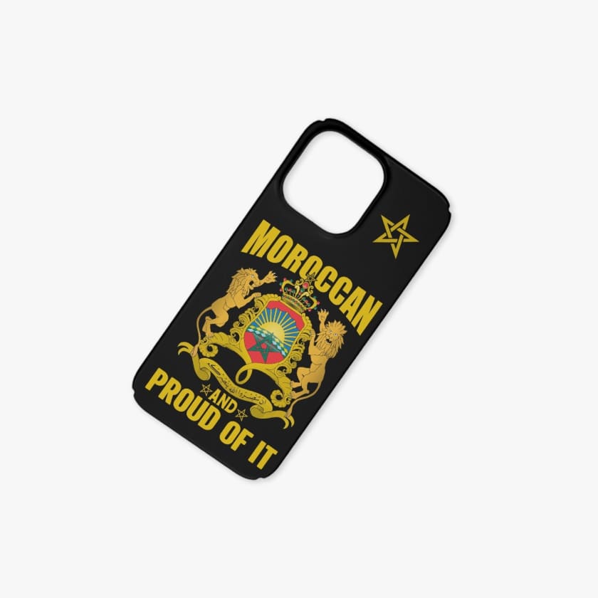 Coque iPhone 14 Pro Max Étui pour iPhone design Moroccan