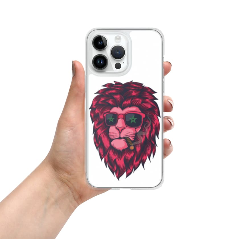 Coque pour iPhone Lion cool Maroc drapeau Marocain