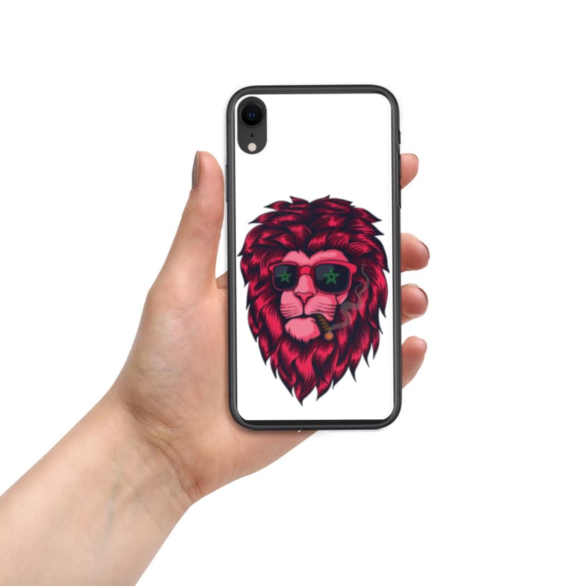 Coque pour iPhone Lion cool Maroc drapeau Marocain