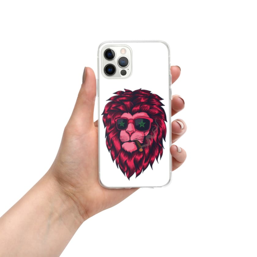 Coque pour iPhone Lion cool Maroc drapeau Marocain