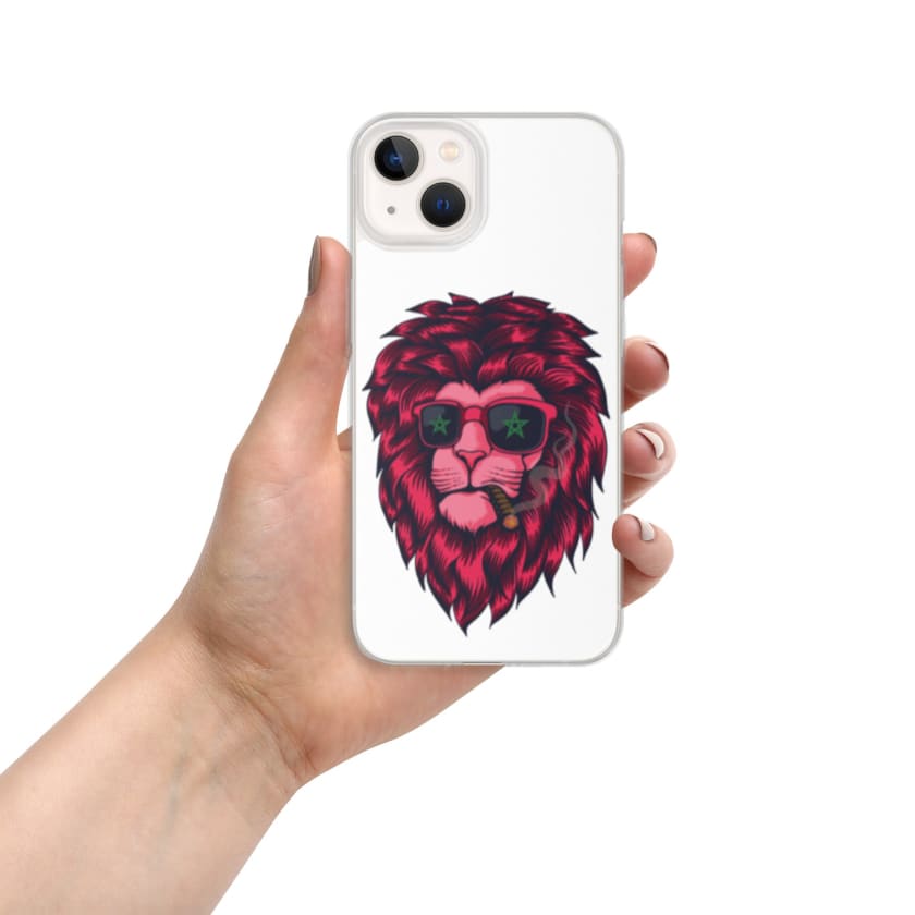 Coque pour iPhone Lion cool Maroc drapeau Marocain