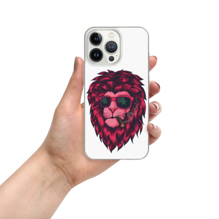 Coque pour iPhone Lion cool Maroc drapeau Marocain
