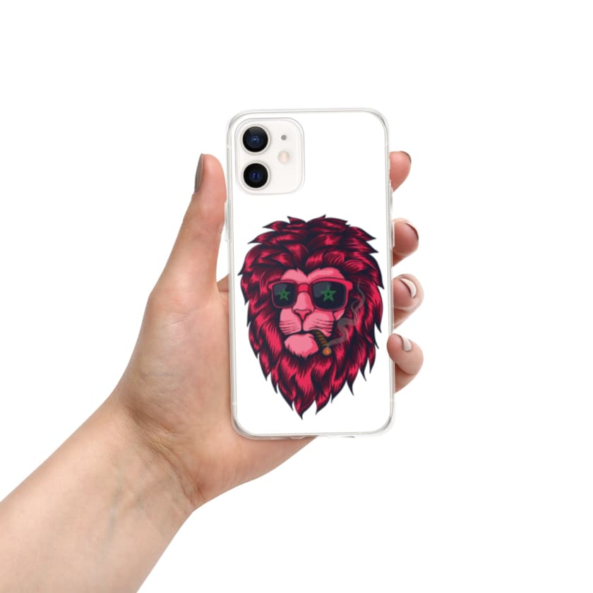 Coque pour iPhone Lion cool Maroc drapeau Marocain