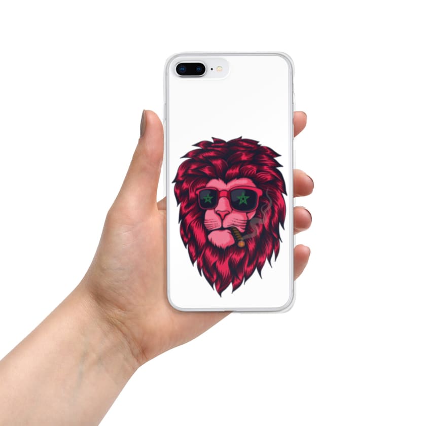 Coque pour iPhone Lion cool Maroc drapeau Marocain