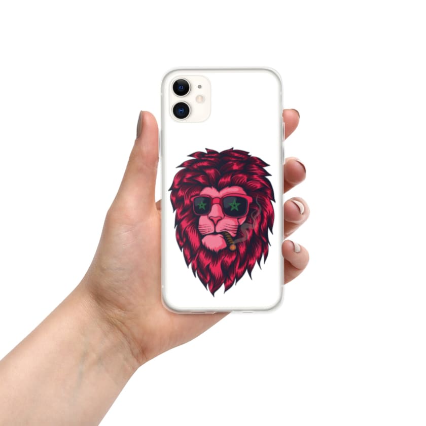 Coque pour iPhone Lion cool Maroc drapeau Marocain
