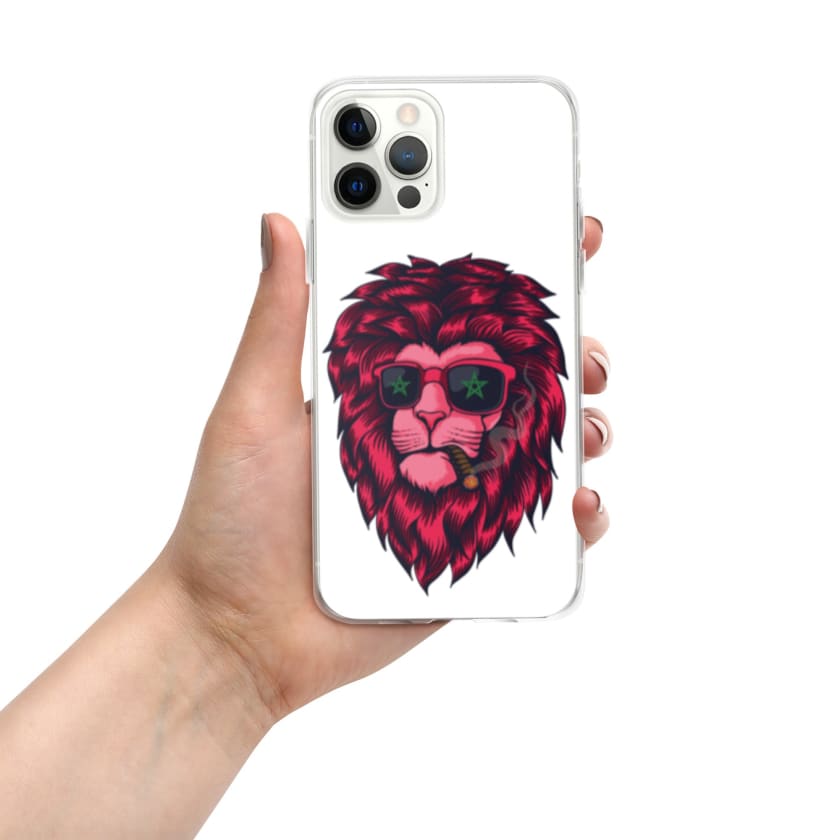 Coque pour iPhone Lion cool Maroc drapeau Marocain