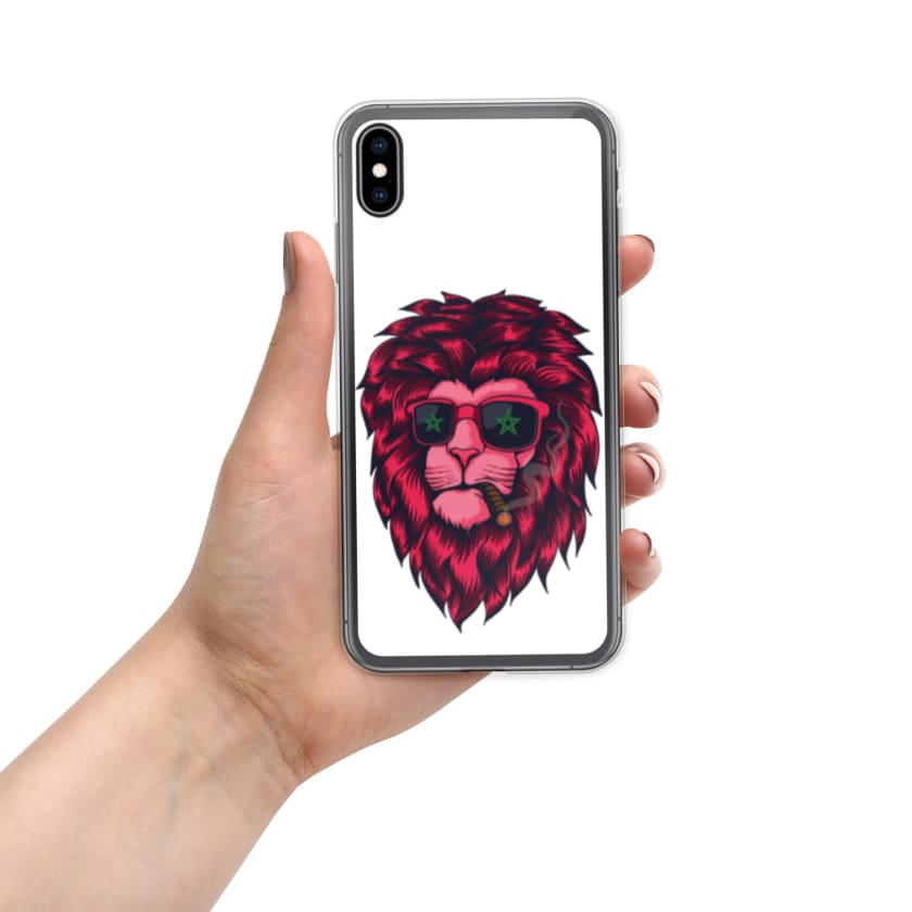 Coque pour iPhone Lion cool Maroc drapeau Marocain