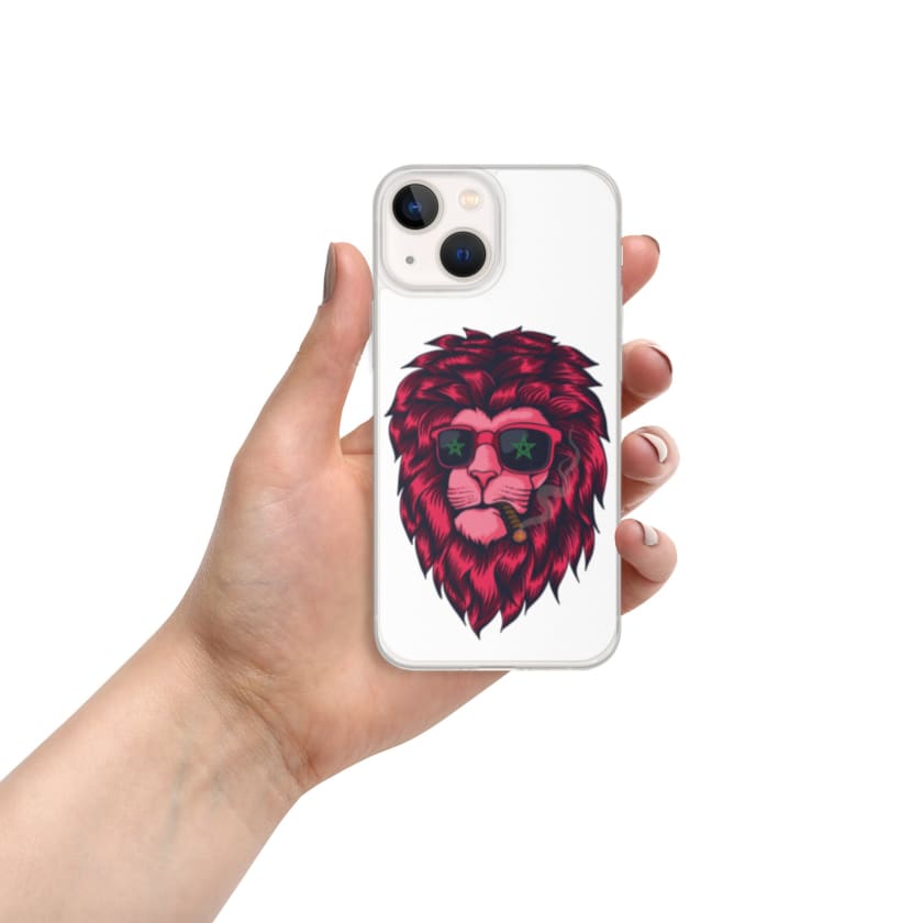 Coque pour iPhone Lion cool Maroc drapeau Marocain