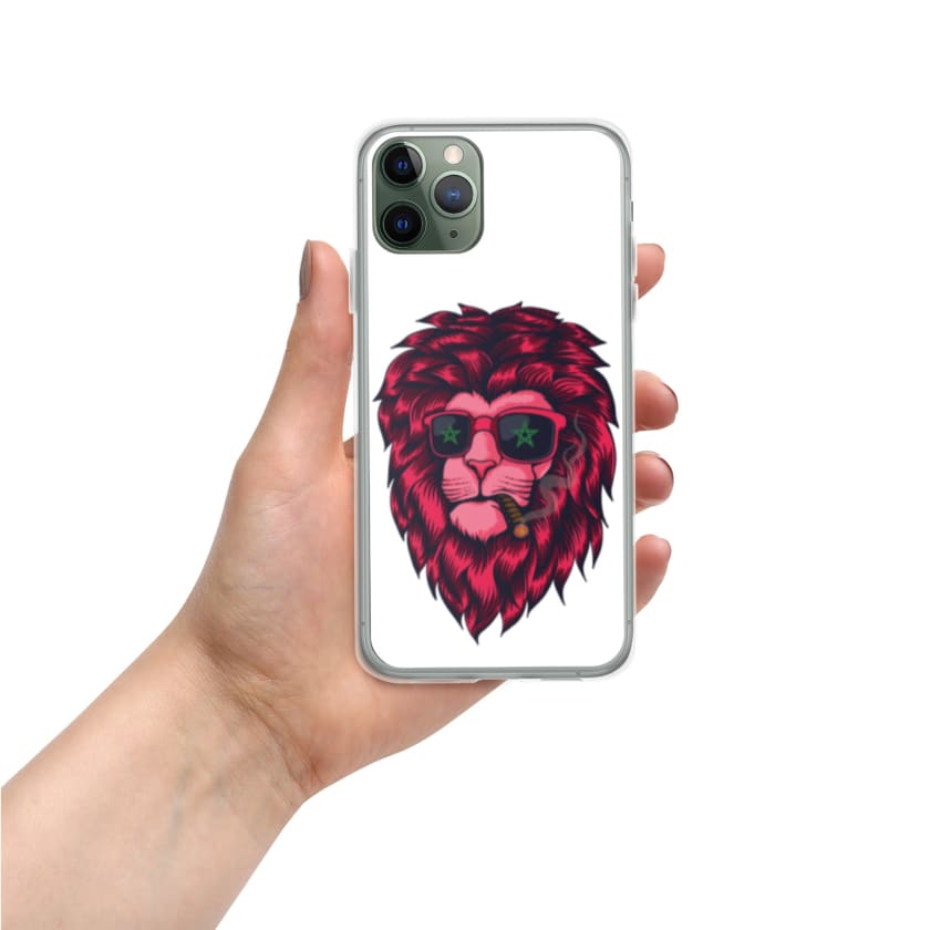 Coque pour iPhone Lion cool Maroc drapeau Marocain