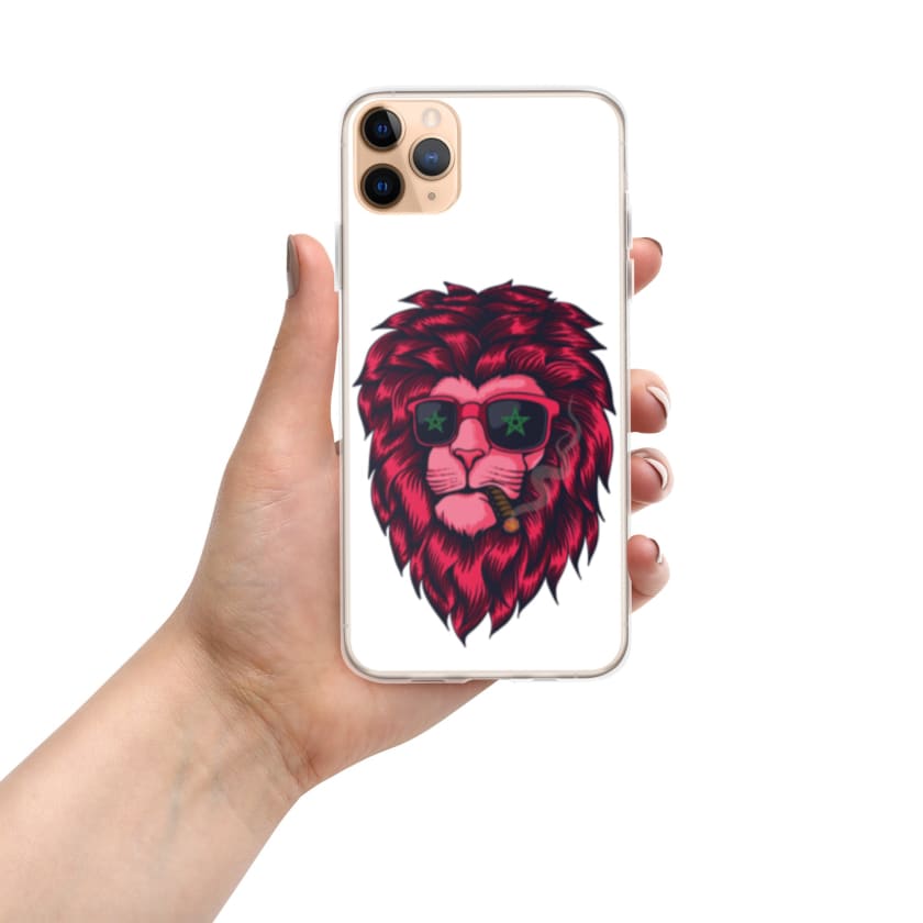 Coque pour iPhone Lion cool Maroc drapeau Marocain