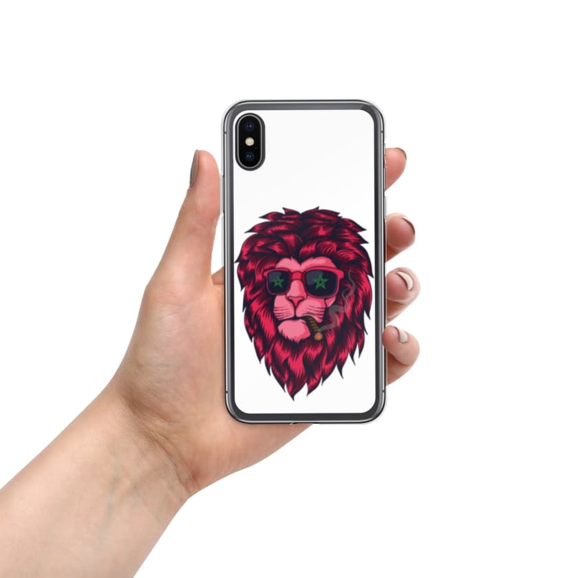 Coque pour iPhone Lion cool Maroc drapeau Marocain