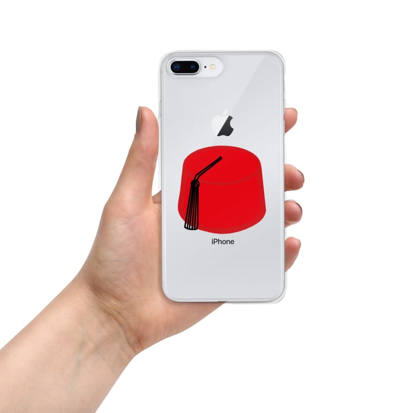 Coque pour iPhone Tarbouche Marocain rouge