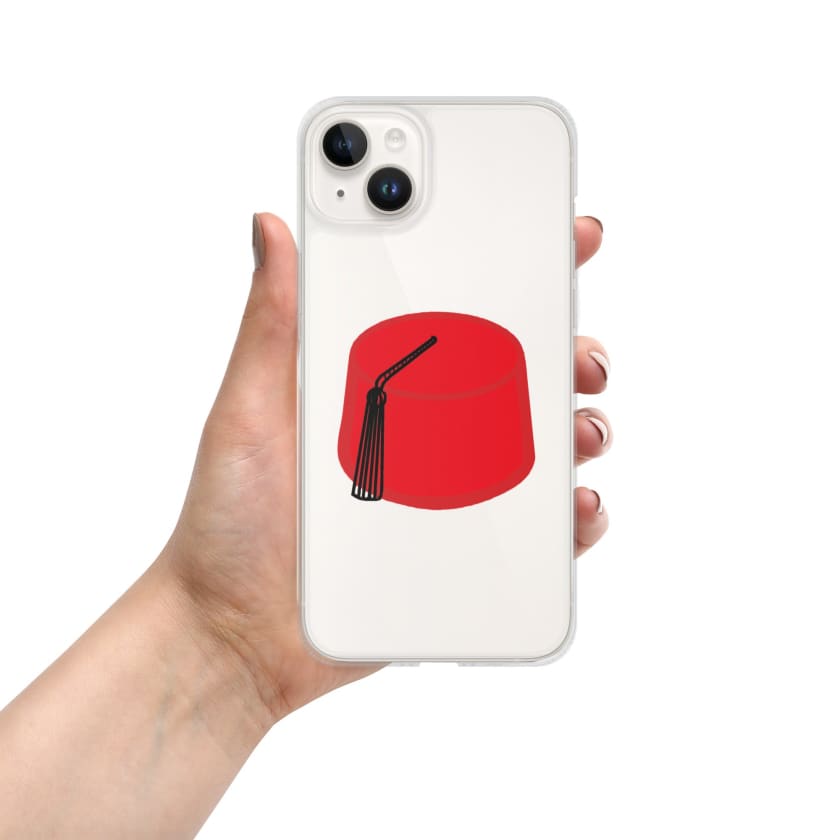 Coque pour iPhone Tarbouche Marocain rouge