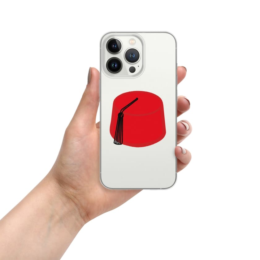 Coque pour iPhone Tarbouche Marocain rouge