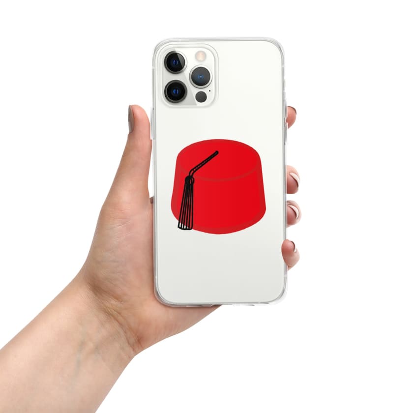 Coque pour iPhone Tarbouche Marocain rouge