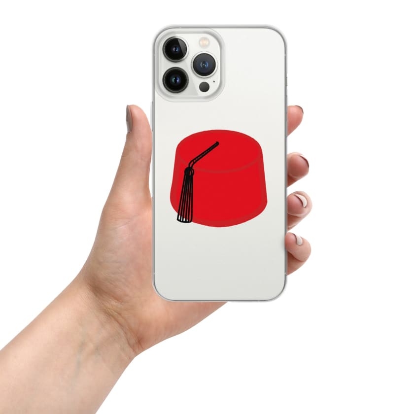 Coque pour iPhone Tarbouche Marocain rouge