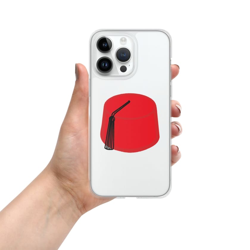 Coque pour iPhone Tarbouche Marocain rouge