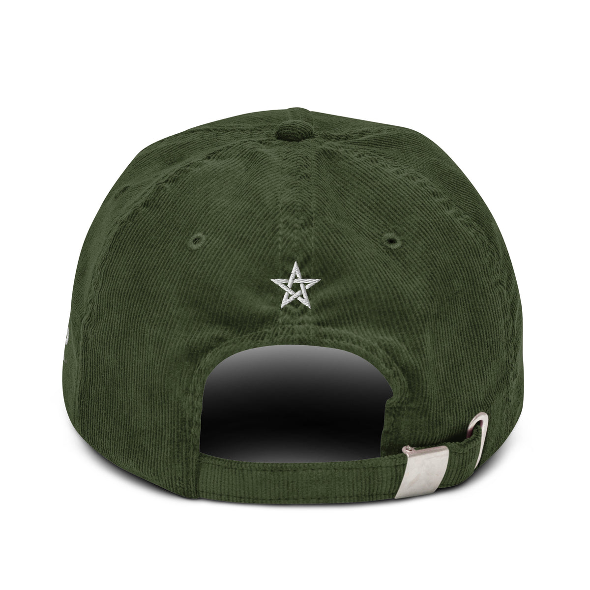 Casquette en velours côtelé AlmaghribMAR brodé