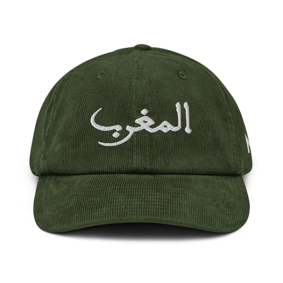 Casquette en velours côtelé AlmaghribMAR brodé