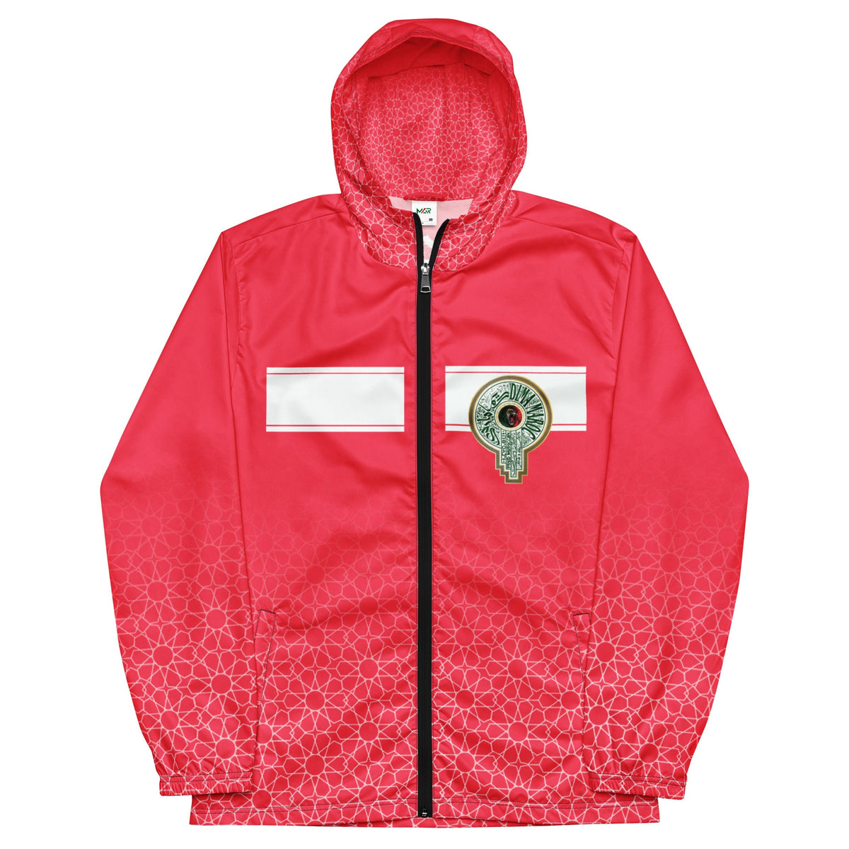 Coupe-vent rose Collection Mosaïque unisexe