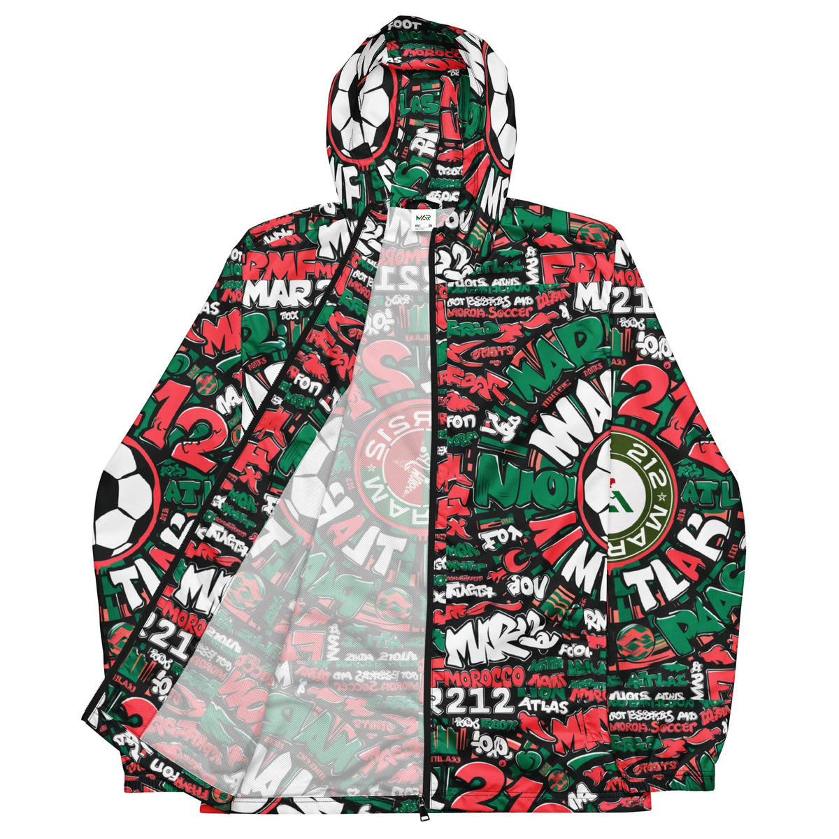 Coupe-vent supporter Marocain MARFOOT212