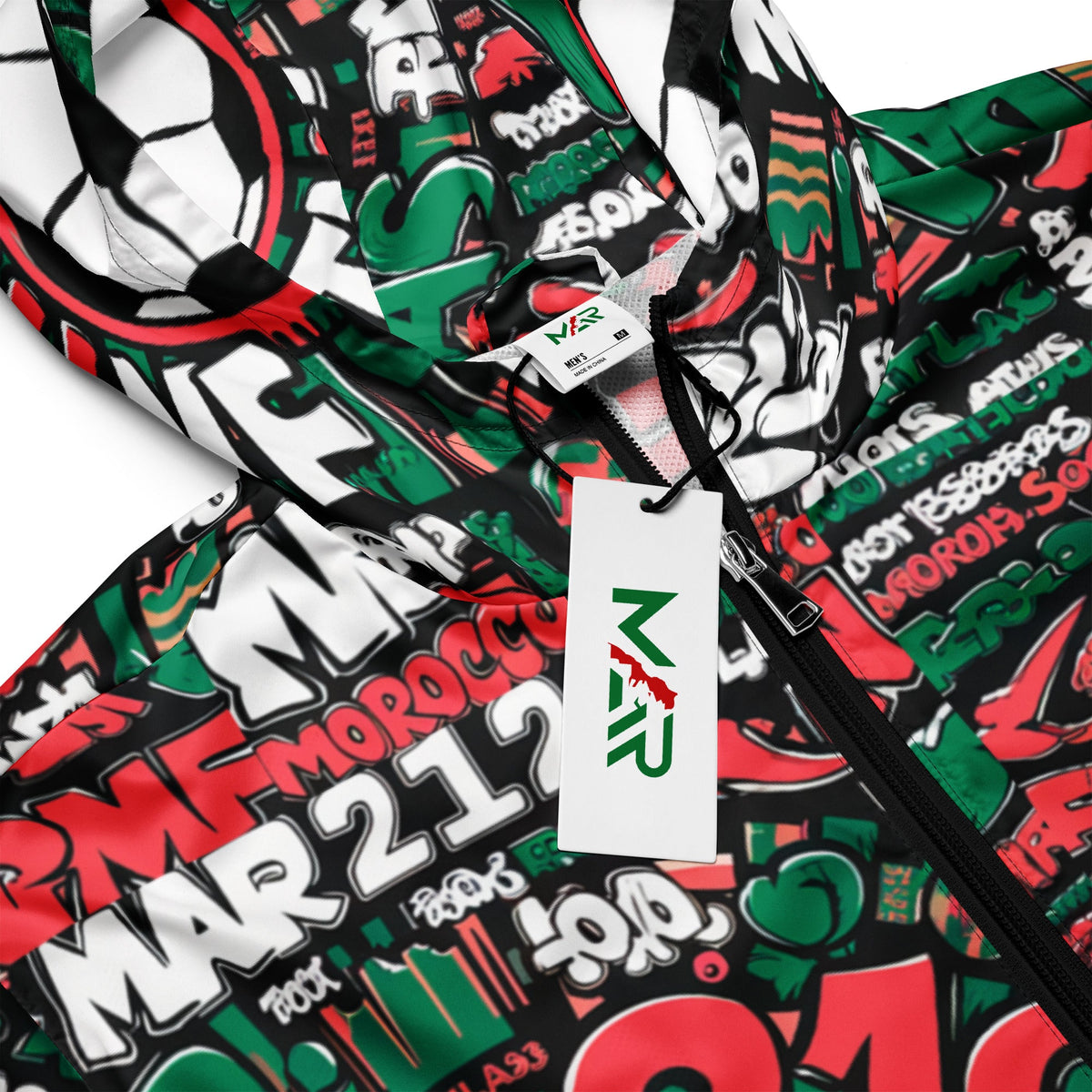 Coupe-vent supporter Marocain MARFOOT212