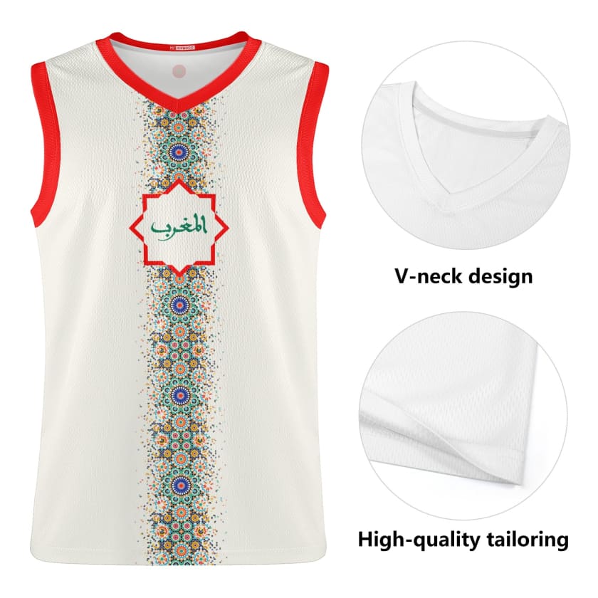 Débardeur Blanc Collection CAN 2024 Zellige By Maroco.co