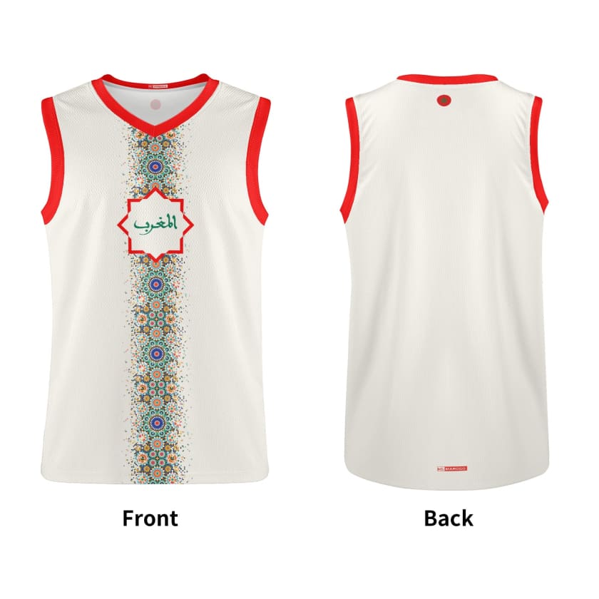 Débardeur Blanc Collection CAN 2024 Zellige By Maroco.co