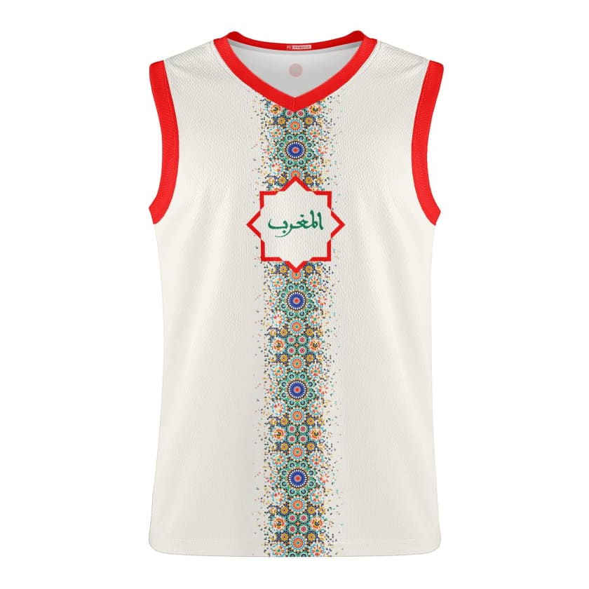 Débardeur Blanc Collection CAN 2024 Zellige By Maroco.co