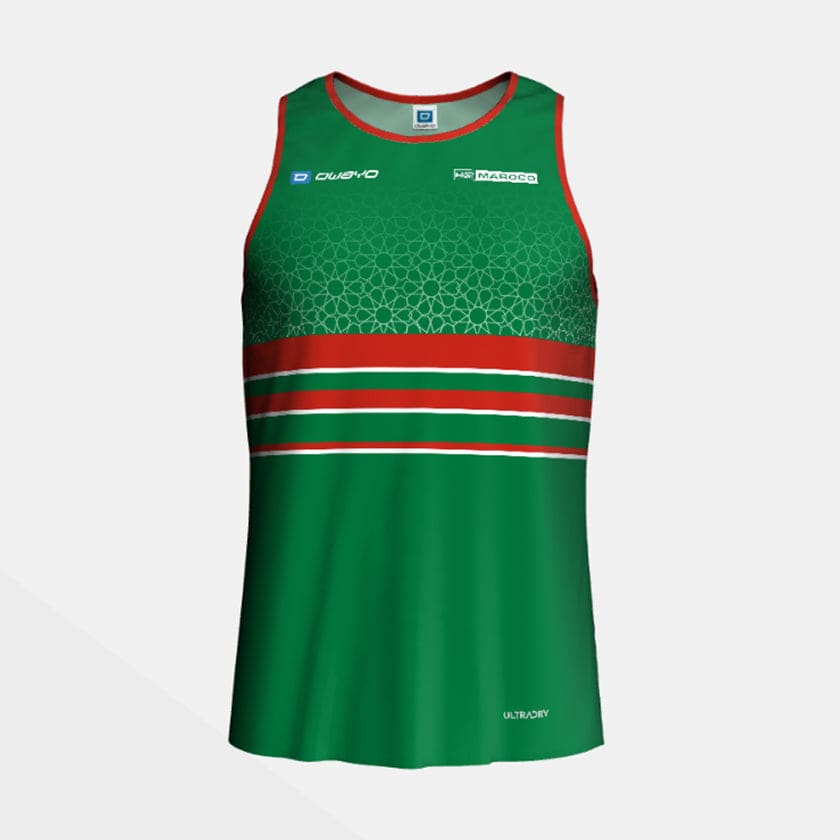 Débardeur de running Maroc à bretelles fines