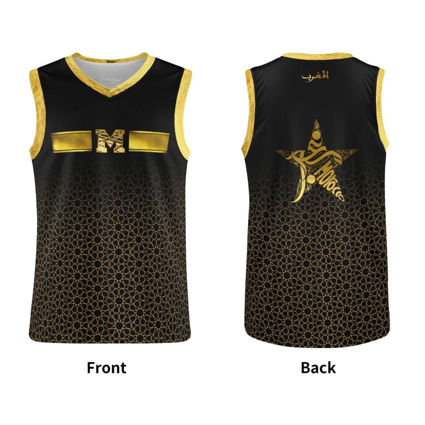 Débardeur M Gold Maillot de basket-ball Almaghrib