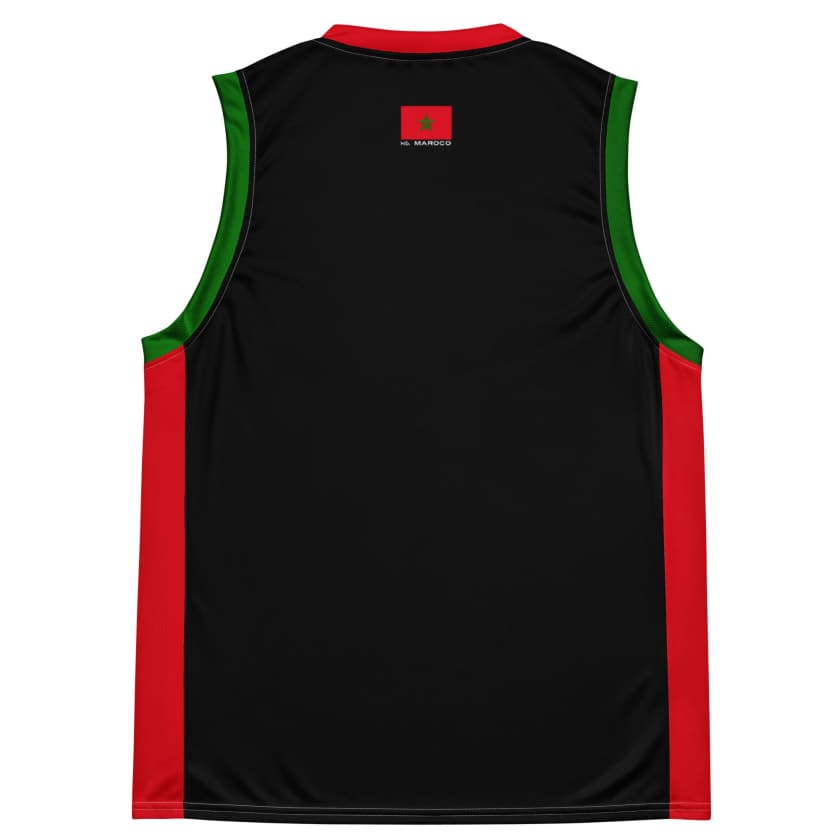 Débardeur Maillot de basket Maroc 212 Noir