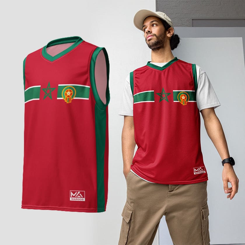 Débardeur Maillot de basket Maroc Maillot foot Maroc