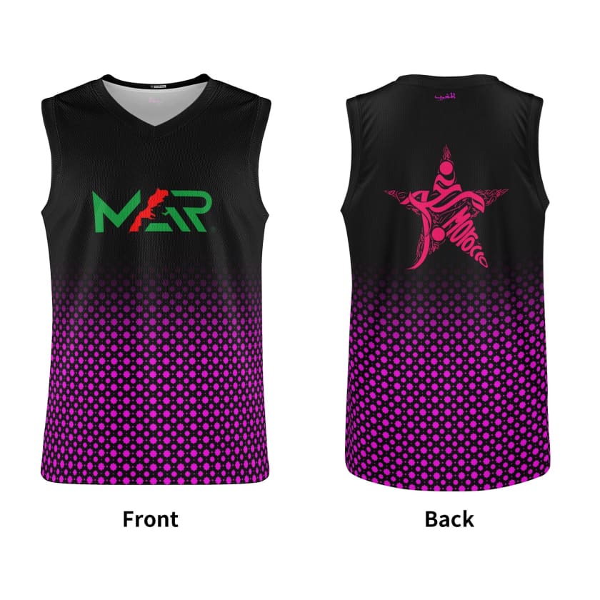 Débardeur MAR Maillot de basket-ball Maroc