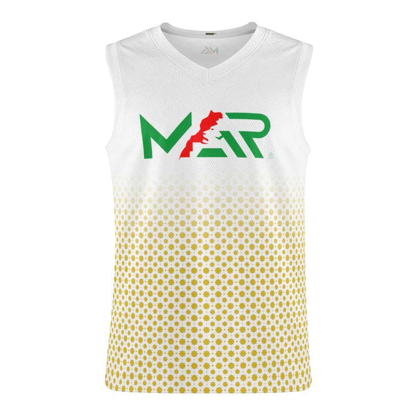 Débardeur MAR Maillot de basket-ball style Marocain unique