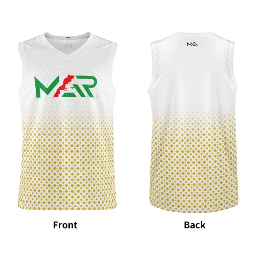 Débardeur MAR Maillot de basket-ball style Marocain unique