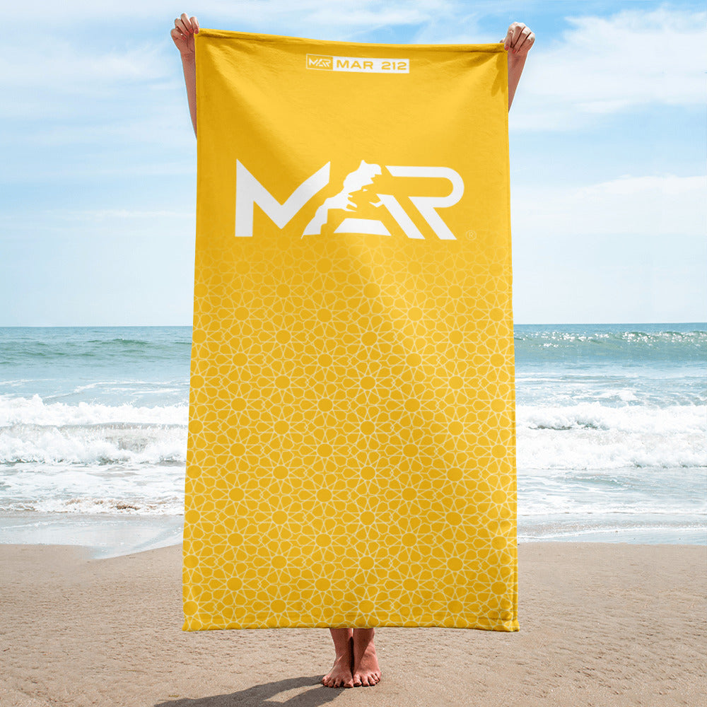 Drap de plage MAR jaune