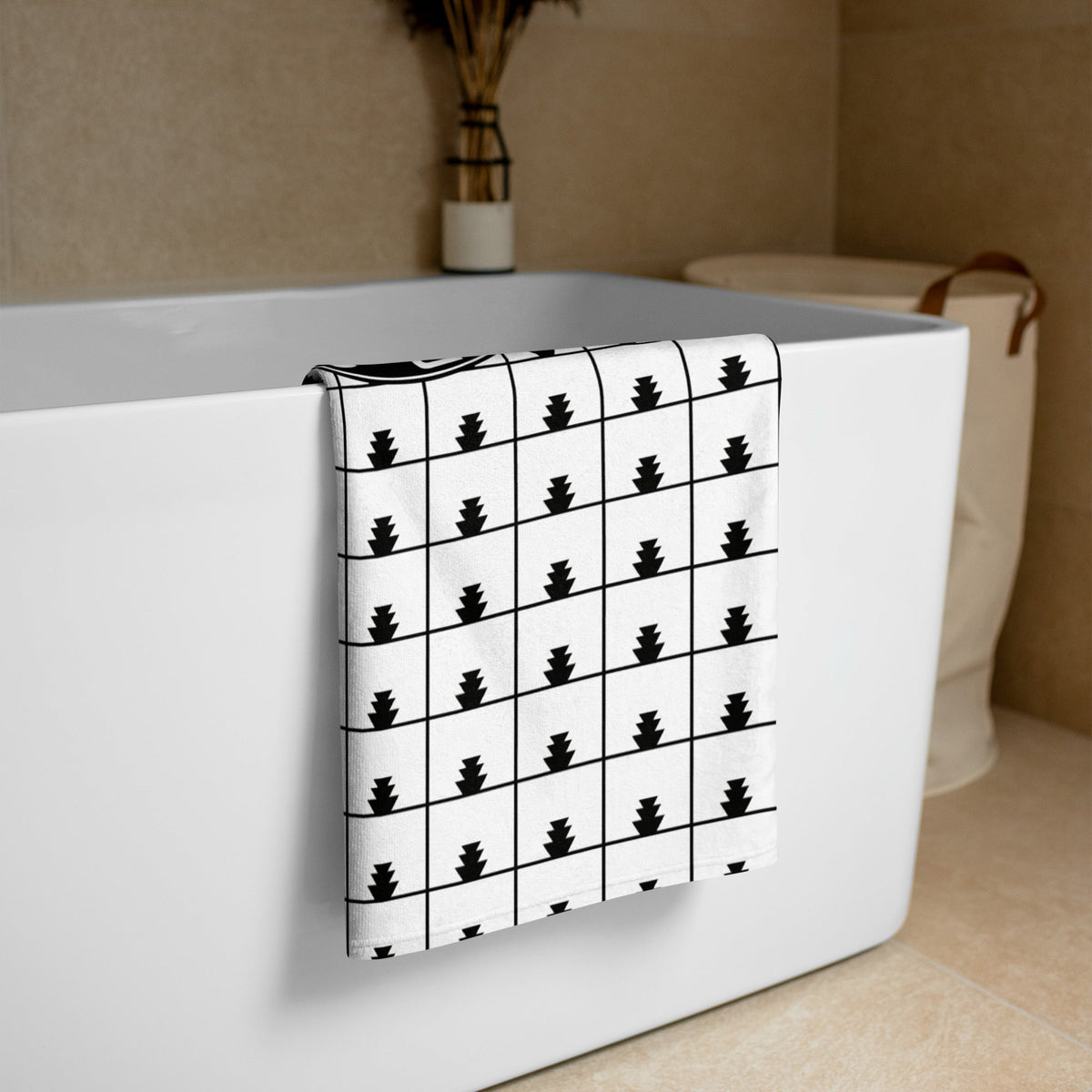 Drap de plage MAR-Khsana Blanc