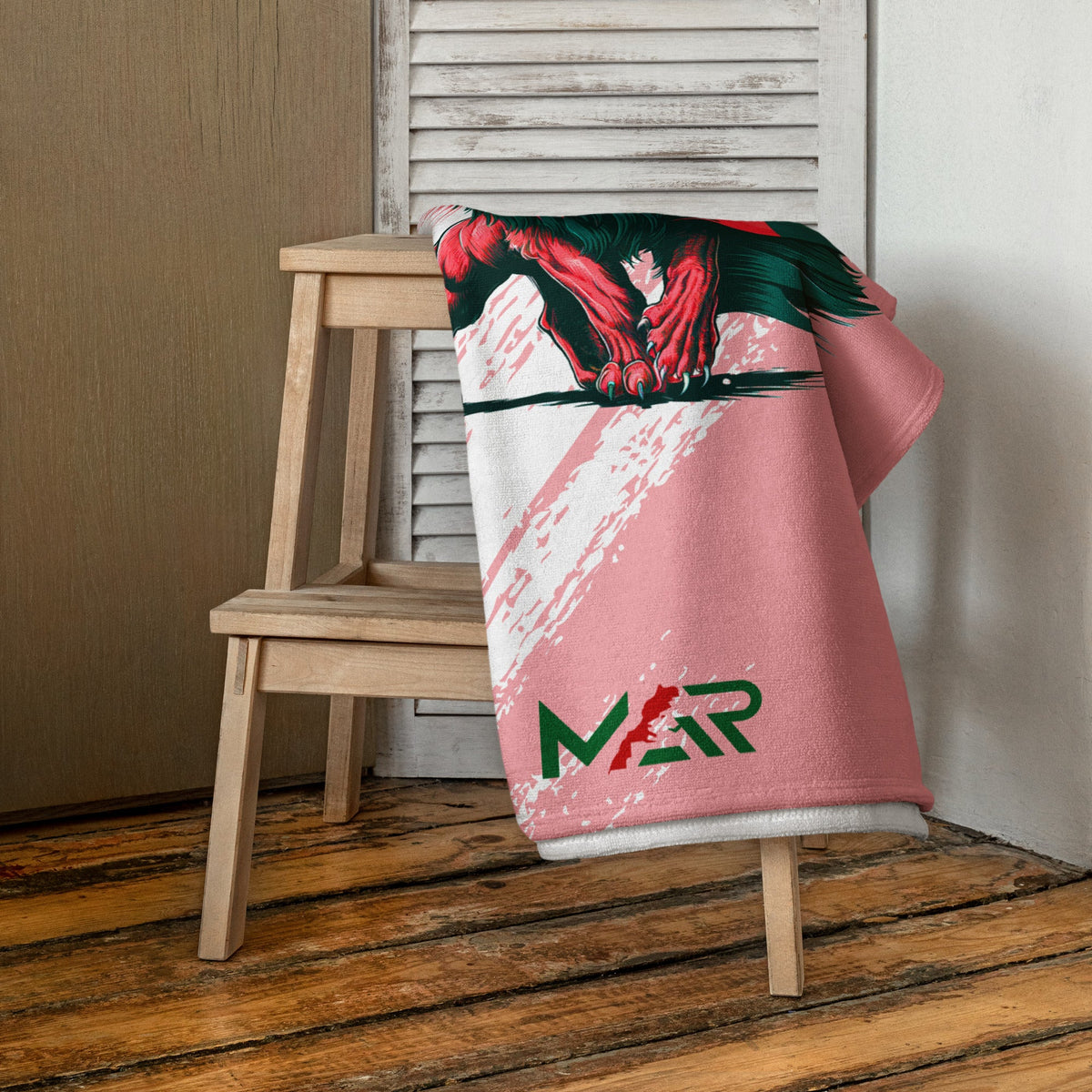 Drap de plage MAR LION RUGISSANT