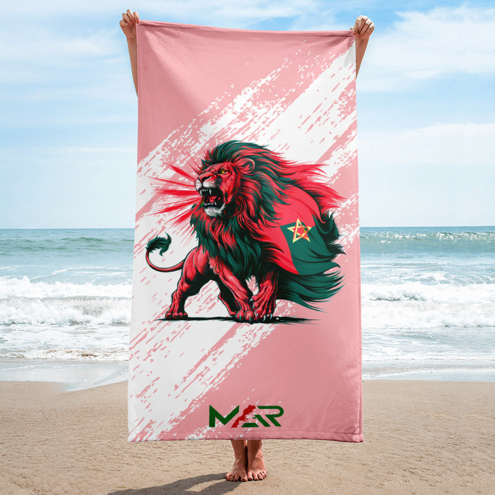 Drap de plage MAR LION RUGISSANT